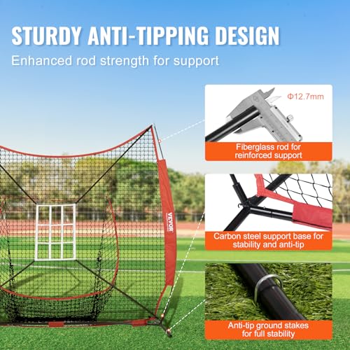 Portable Baseball Training Net with Carry Bag Q9203