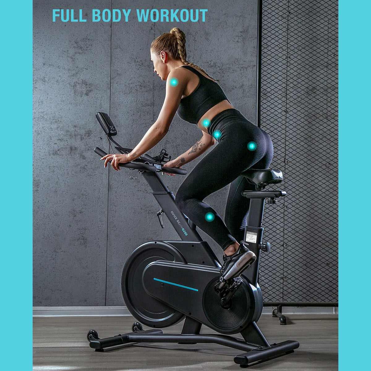 Home Workout Exercise Bike with Digital LCD R253