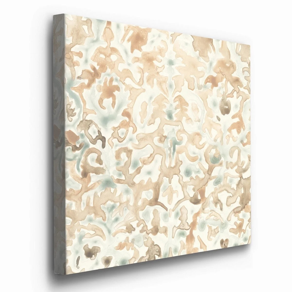 Terracotta Garden Tile II Gallery Wrapped Canvas 10x10 T300