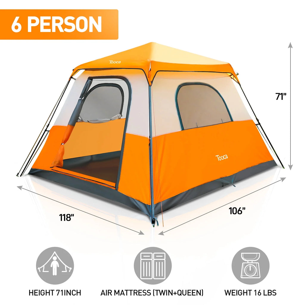 6-Person Camping Tent Y406001