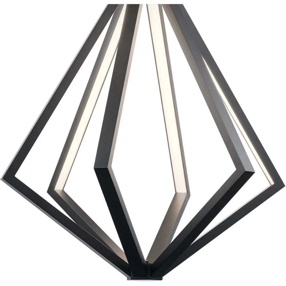 27.25 Inch 6 Led Chandelier Champagne Gold U504175
