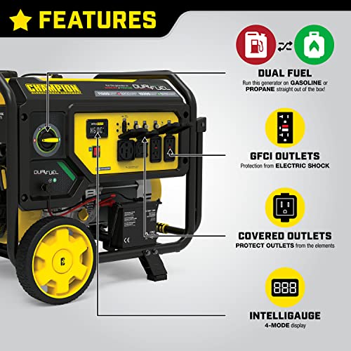 15,000-Watt Portable Generator with Electric Start Q43130