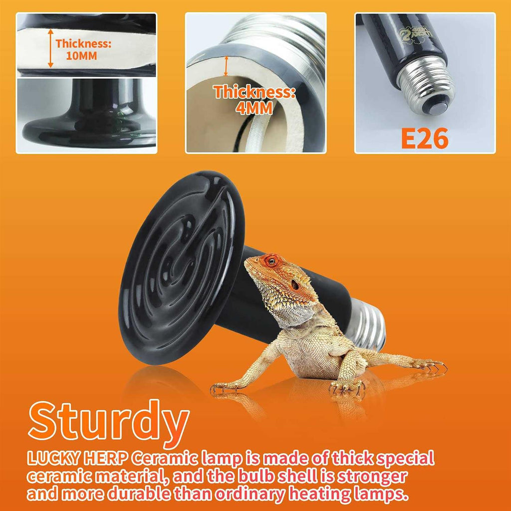 Ceramic Heat Emitter Reptile Heat Bulbs T73564