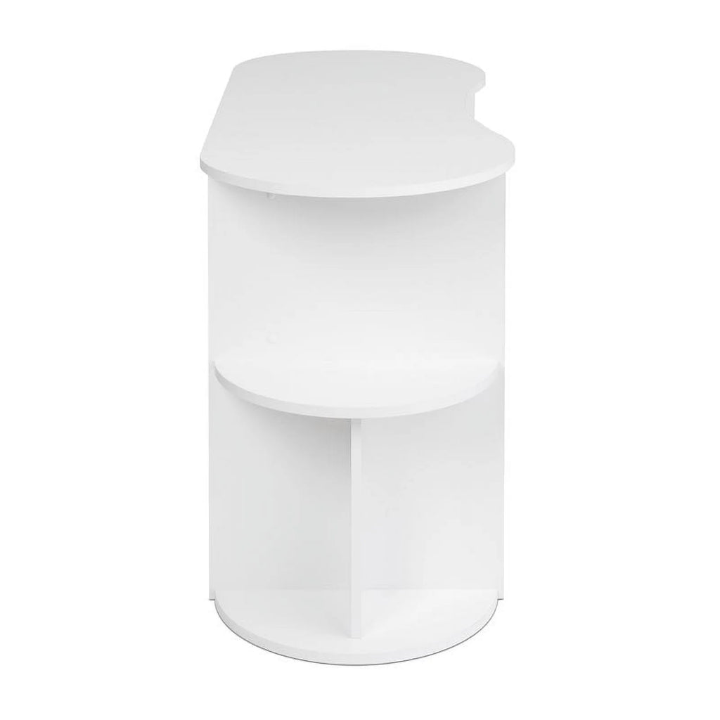 Compact Student Desk with Storage in White F610978