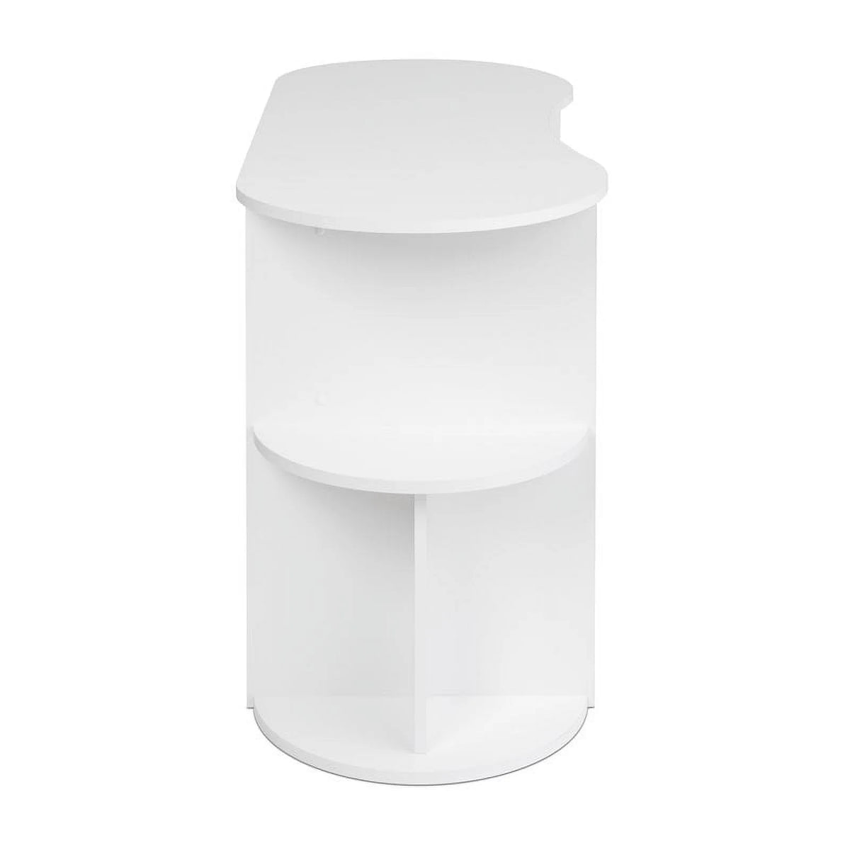 Compact Student Desk with Storage in White F610978