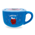 Ceramic Soup Mug With Vented Lid 24 Ounces M27591