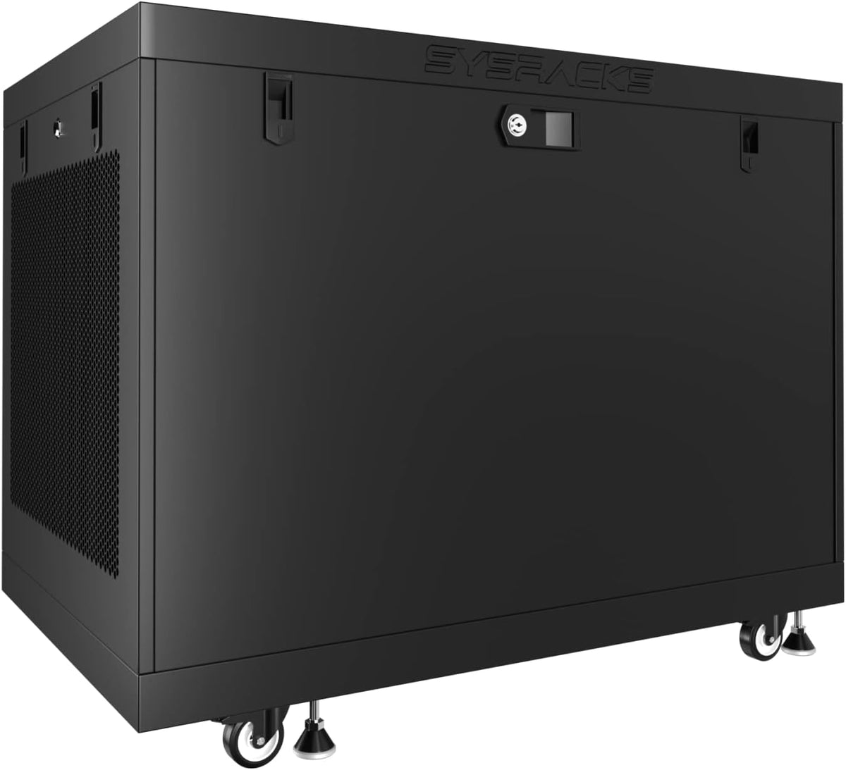 15U 35 inch Deep Server Rack Cabinet Enclosure with Cooling Fans, LCD Screen, Thermostat, PDU, Casters, Shelf D6706