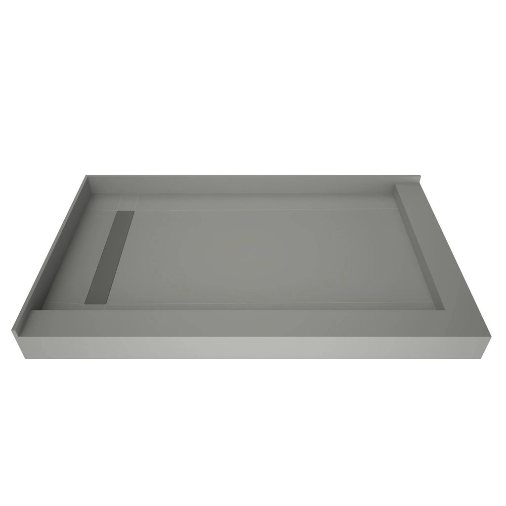 48x22 x 34x22 Double Threshold Shower Base with Drain T2254