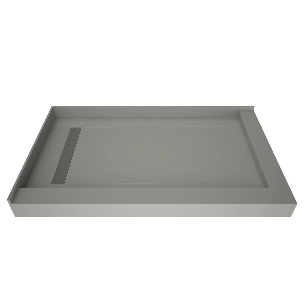 48x22 x 34x22 Double Threshold Shower Base with Drain T2254