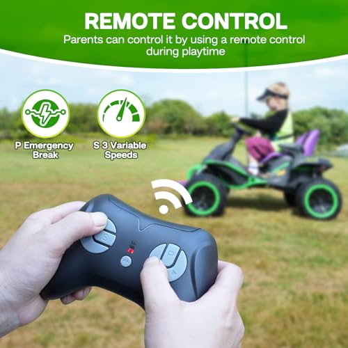 24V Ride on Toy with 4 Motors 300W Bluetooth Speaker 24V 7AH Battery B621