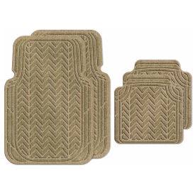 Camel Chevron Pattern Car Mats Set of 4 S1399