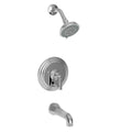 Midnight Chrome Balanced Pressure Tub and Shower Faucet F984088