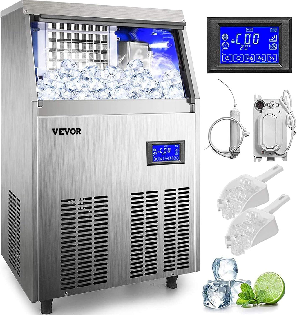 110V Commercial Ice Maker with Stainless Steel Construction L15942
