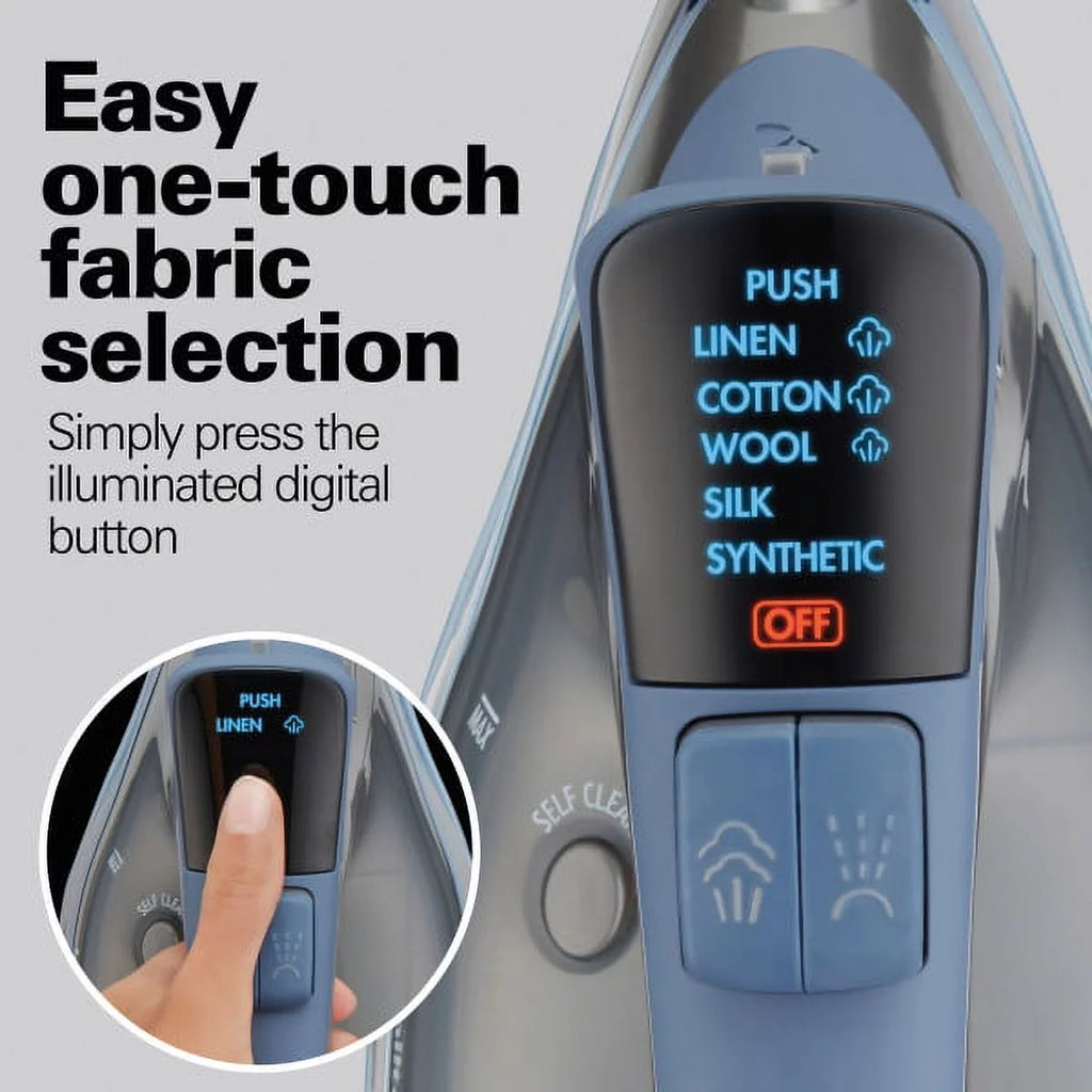 Nonstick Soleplate Iron with Digital Control F51607