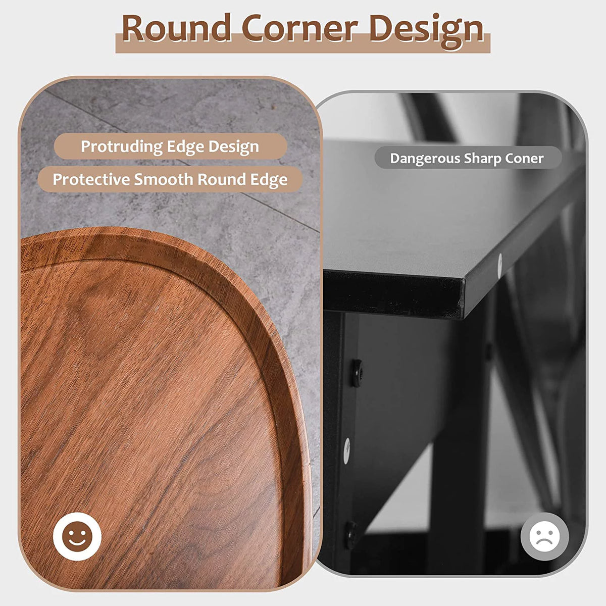 2-Tier Rustic Wood Coffee Table Z56546