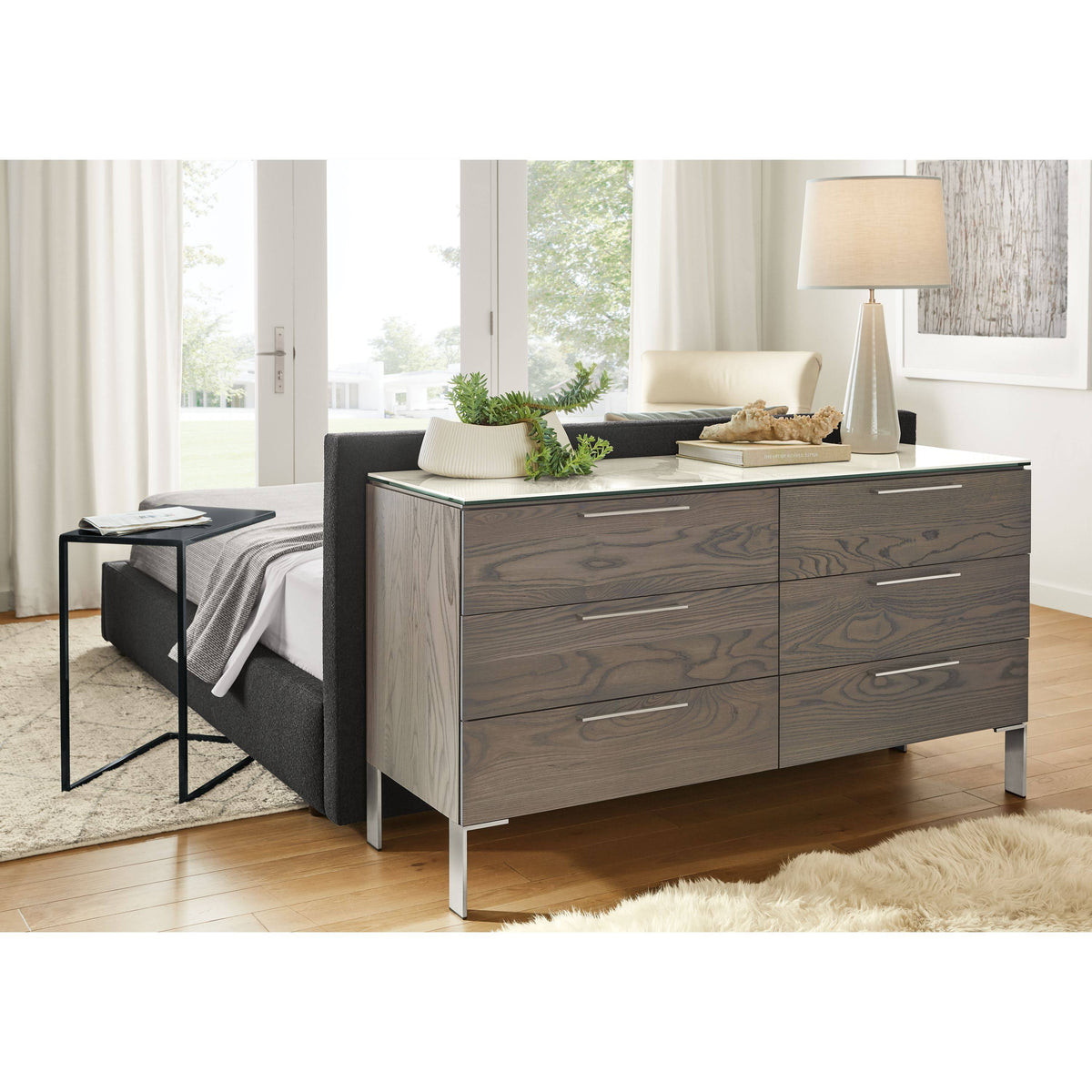 Scarlet Red C-Shaped Table A70761
