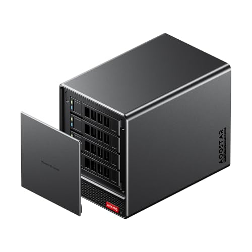 4-Bays Desktop NAS 32GB DDR4 RAM 1TB M.2 NVMe SSD 2.5GbE Network Attached Storage P369705