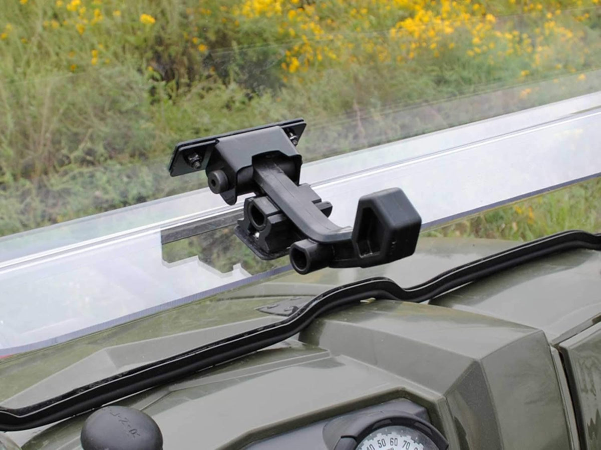 Scratch Resistant Flip Windshield for Polaris Ranger 570 Full-Size / Crew, 1/4" Thick Polycarbonate S504541