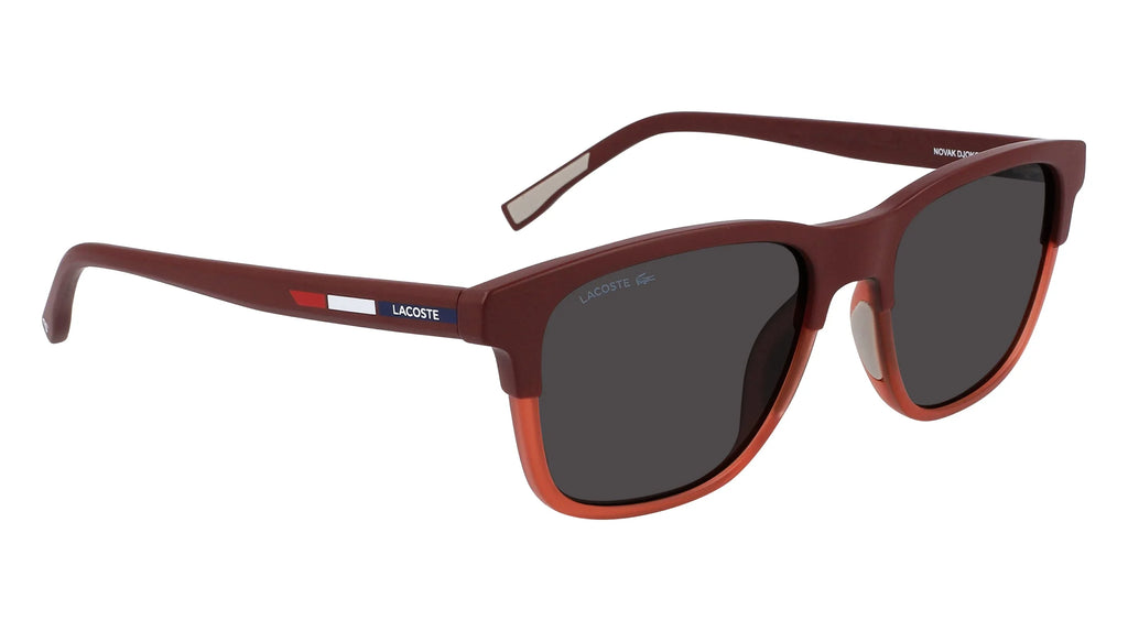 Matte Red Rectangle Sunglasses E600