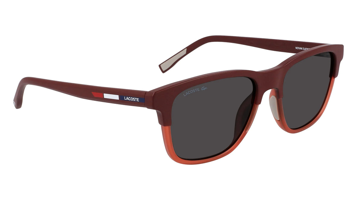 Matte Red Rectangle Sunglasses E600
