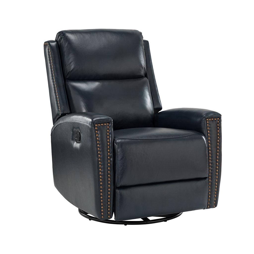 Genuine Leather Wingback Swivel Rocker Recliner B562