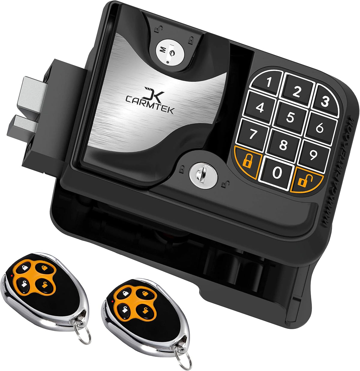 10 Digits RV Keyless Entry Door Lock Latch Handle with Backlit Keypad H415