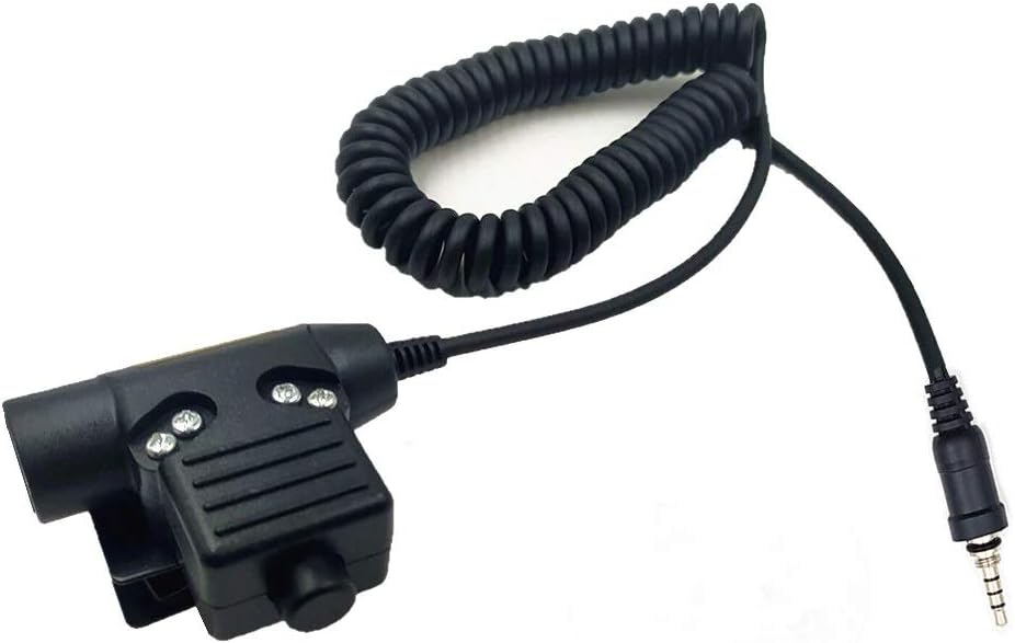 U94 PTT System for Comtac/MSA Sordin Compatible with 3.5mm Threaded Yaesu Radio N937936