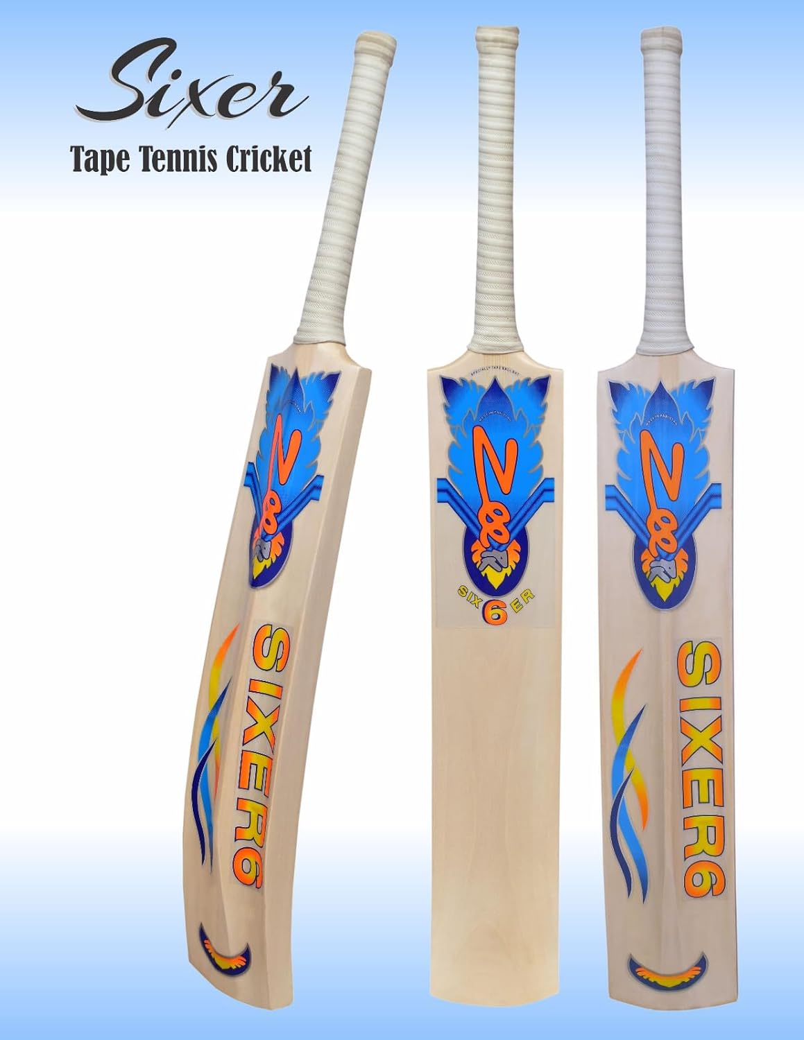 Full Size 4.5" Wide 35" Adult Full Cane Long Handle Kashmir Willow Cricket Bat D52209