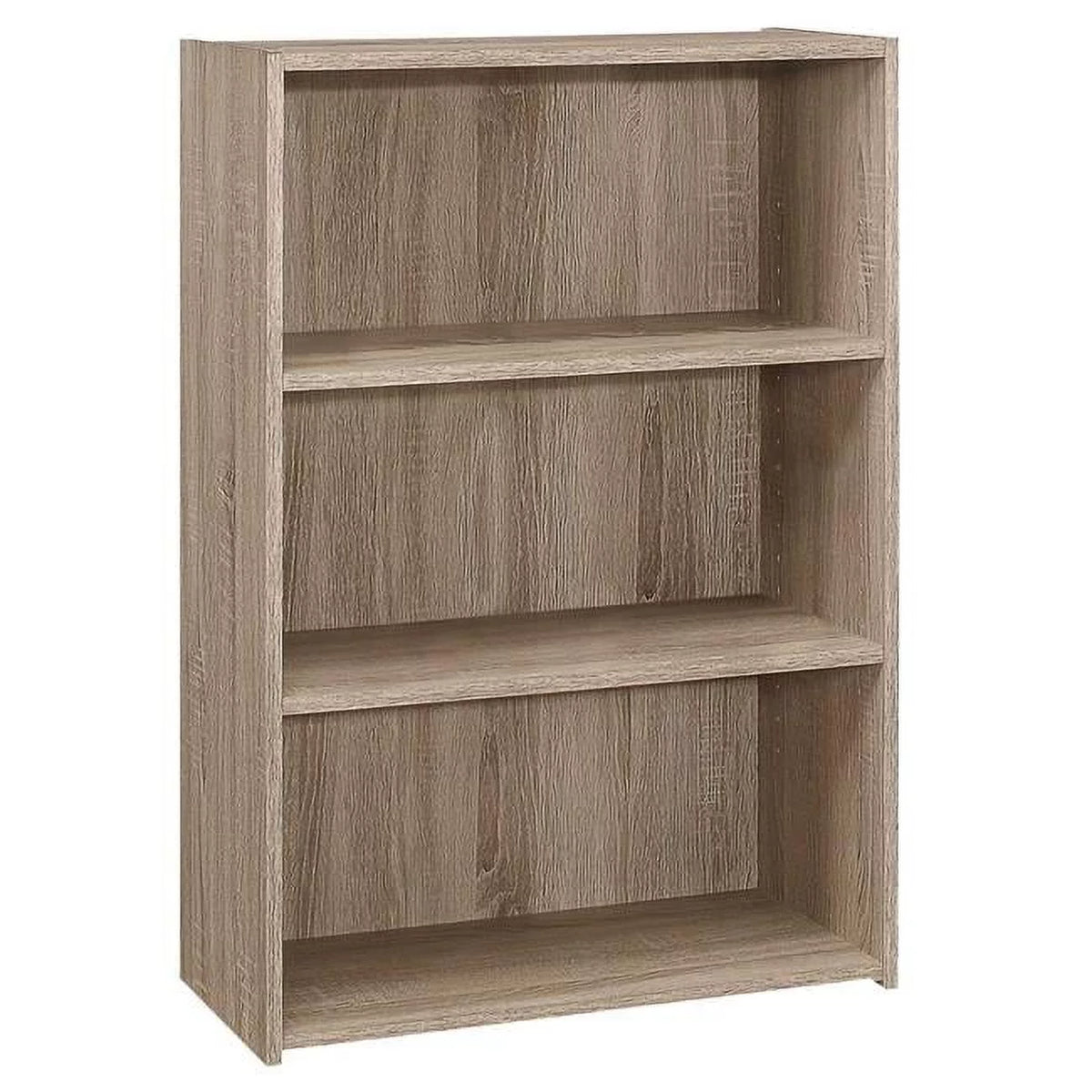 Dark Taupe 3 Shelf Bookcase I354