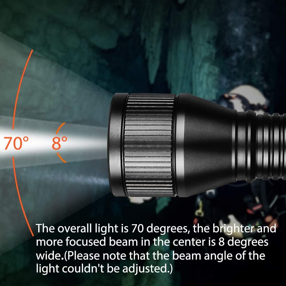 1000 Lumens Dive Light with Battery and Charger O367025