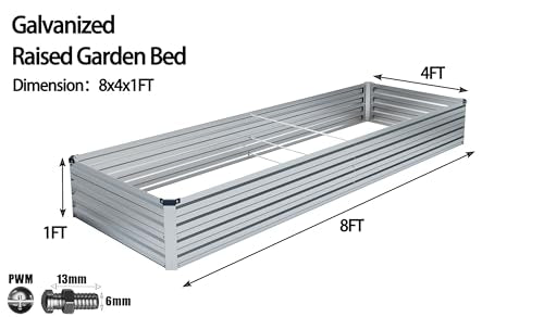 Galvanized Raised Garden Bed I777895