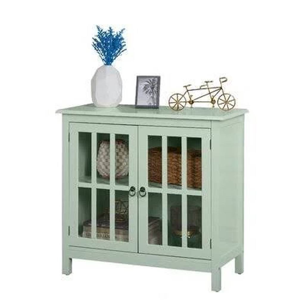 Mint 2 Door Wooden Top Accent Cabinet T5907