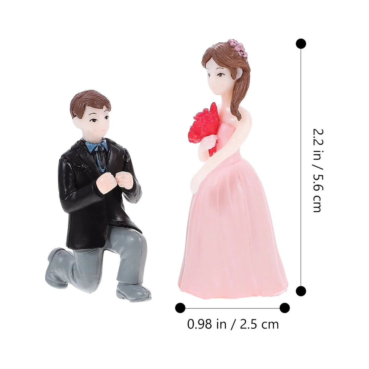 Mini Couple Doll Christmas Decorations X693026