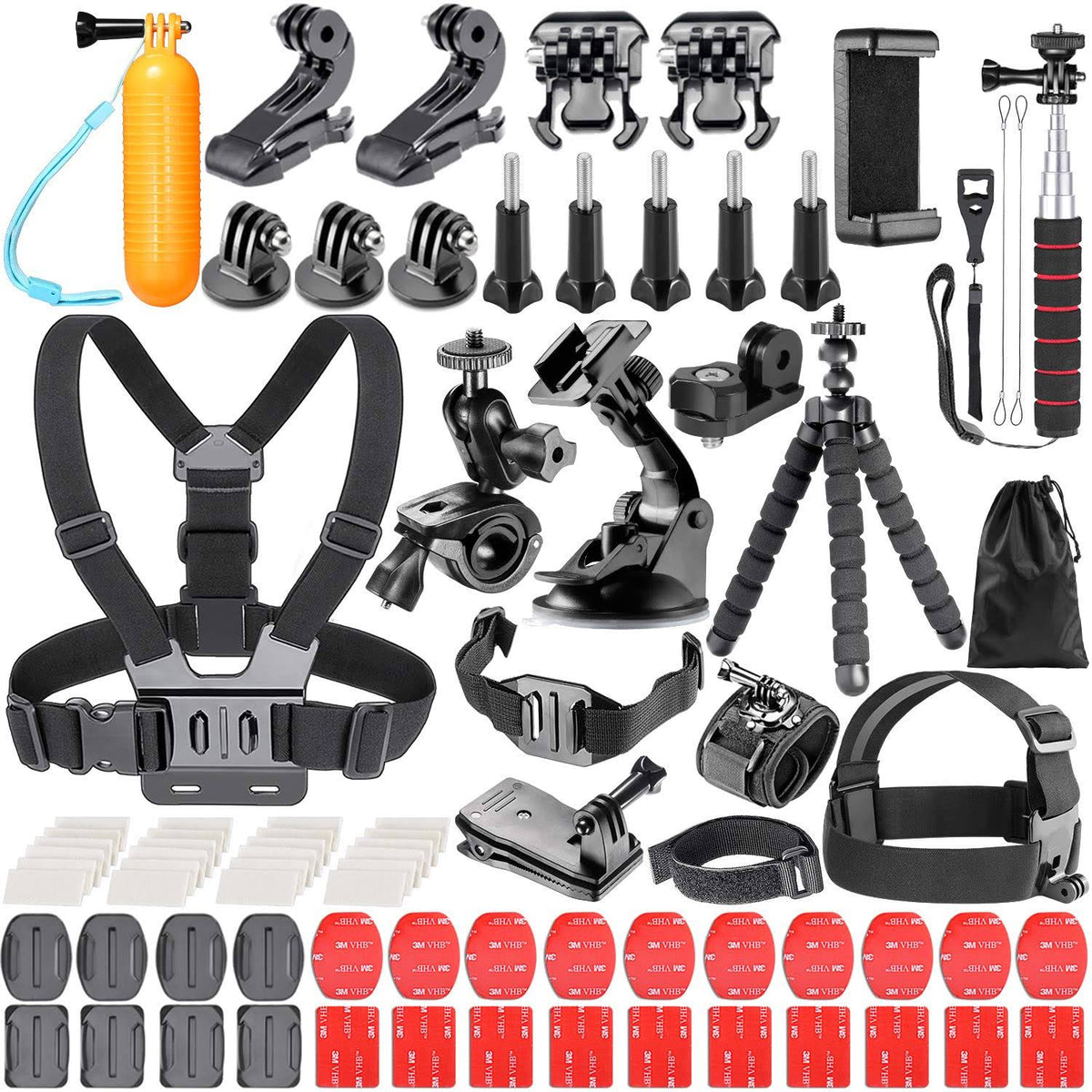 83-In-1 Action Camera Accessory Kit T438
