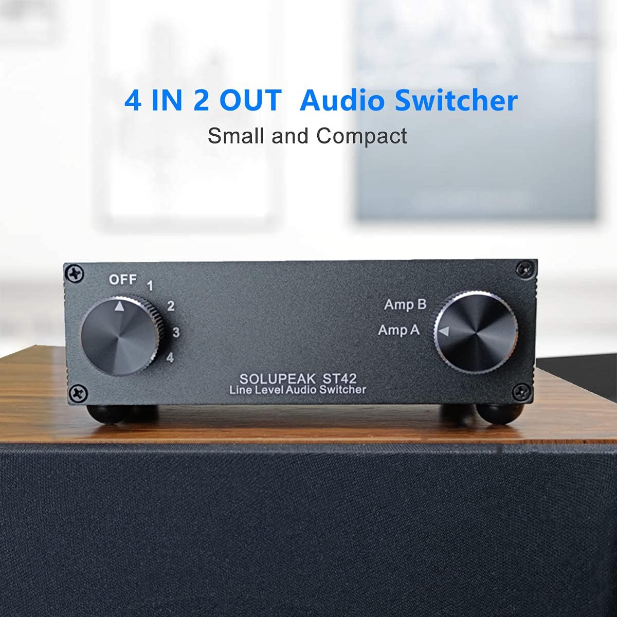 4-Way RCA Audio Switch Splitter Box Pack of 2 Y11700