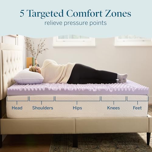 Gel Infused Memory Foam Mattress Topper Queen J361