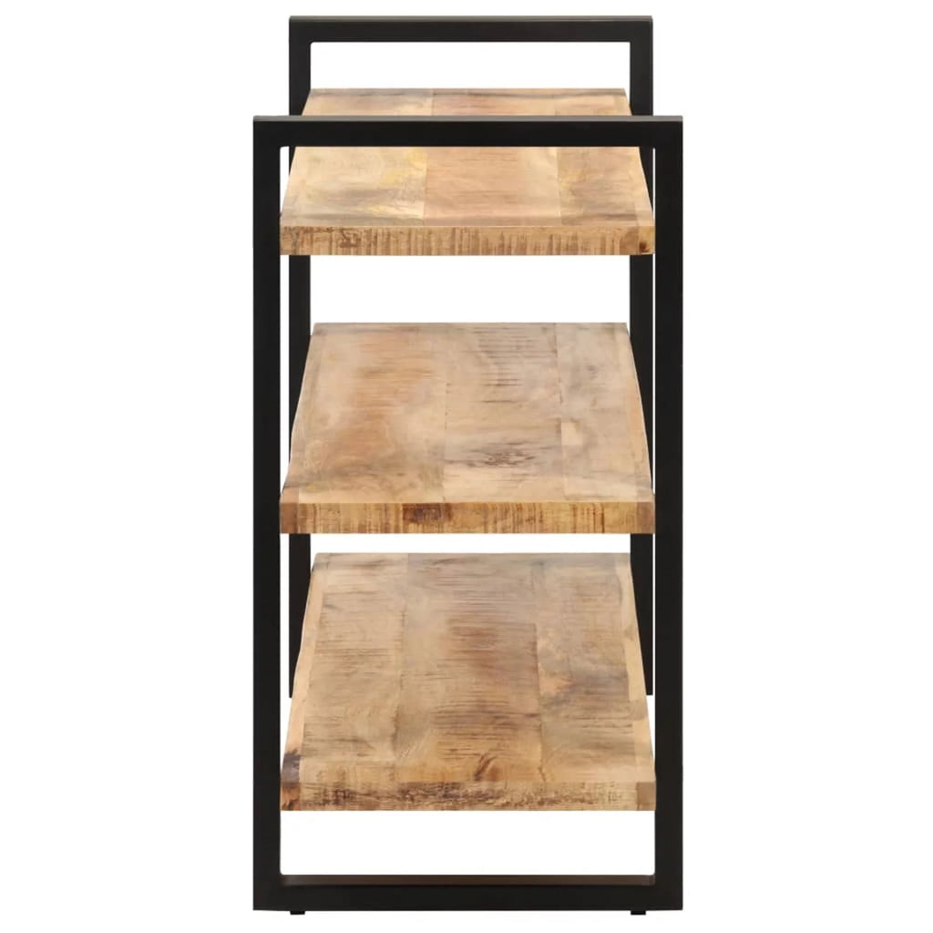 Sideboard with 3 Shelves Rough Mango Wood F44235