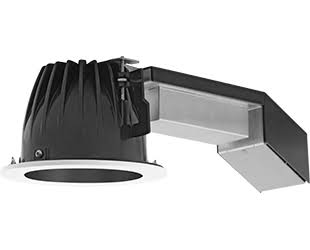 4 inch Round 20W Dimmable 3000K 90 CRI Black Cone White Ring J3979