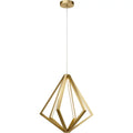 27.25 Inch 6 Led Chandelier Champagne Gold U504175