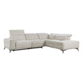 Sand Chenille 2pc Power Sectional with Right Chaise Y195851