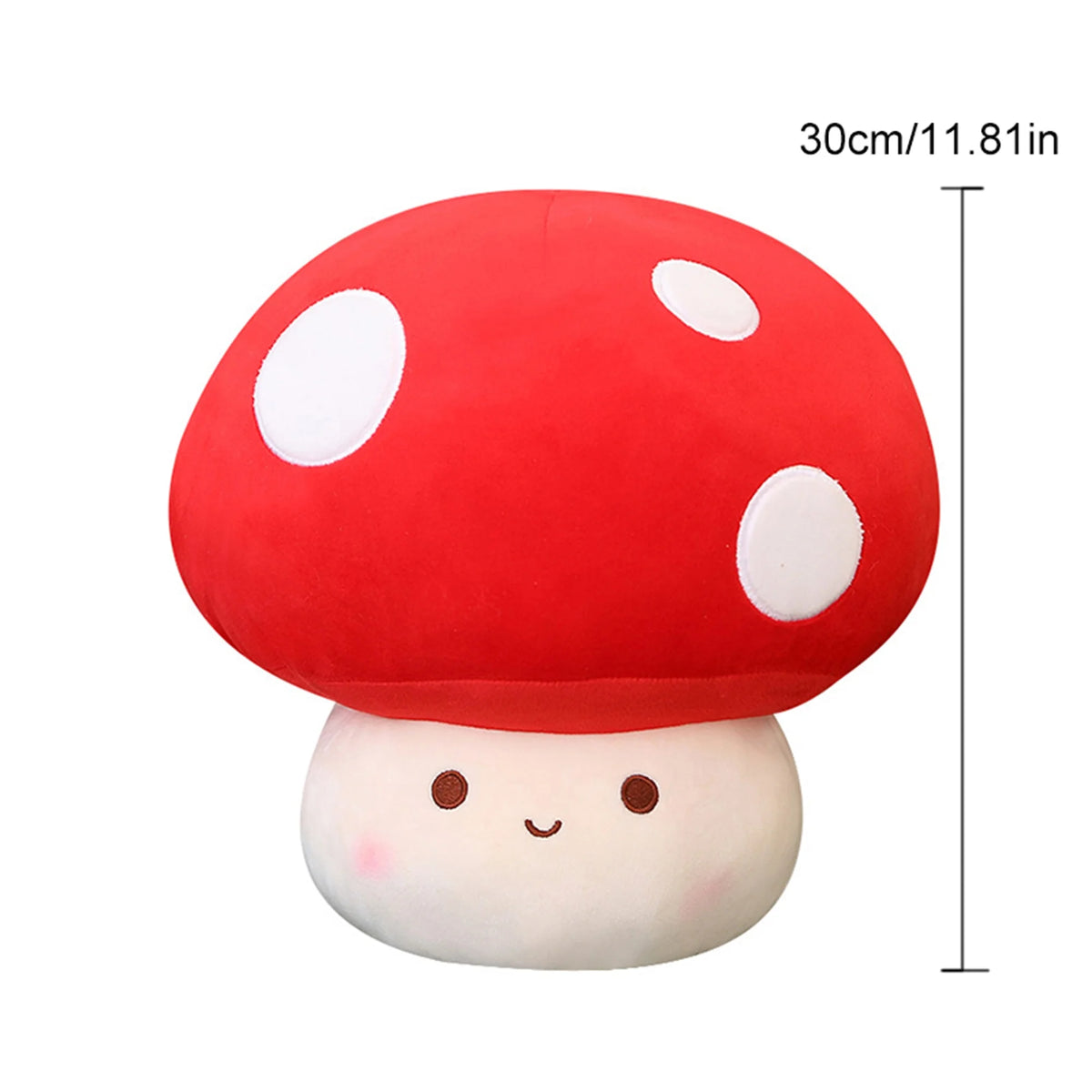 Mushroom Shaped Plush Toy Stuffed Doll R3294