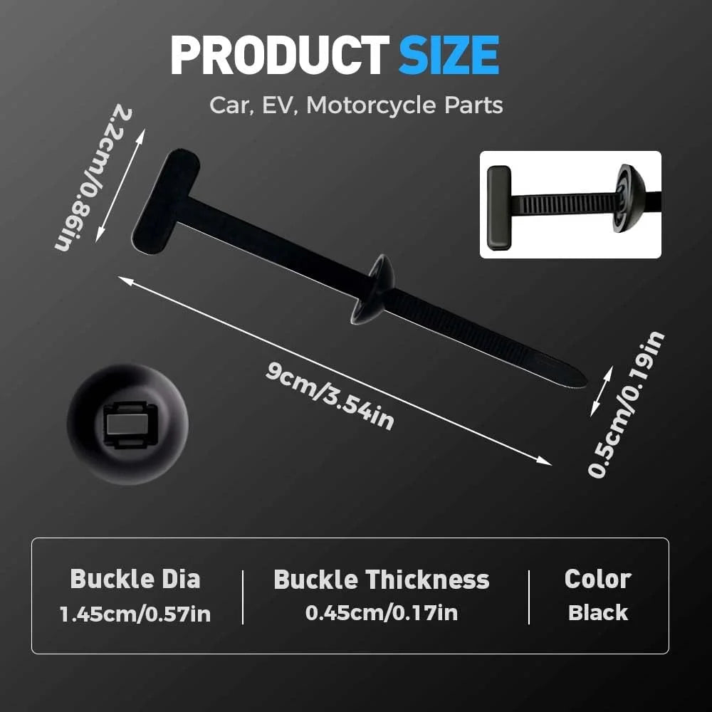 Nylon Self-Locking Cable Tie Buckle T795