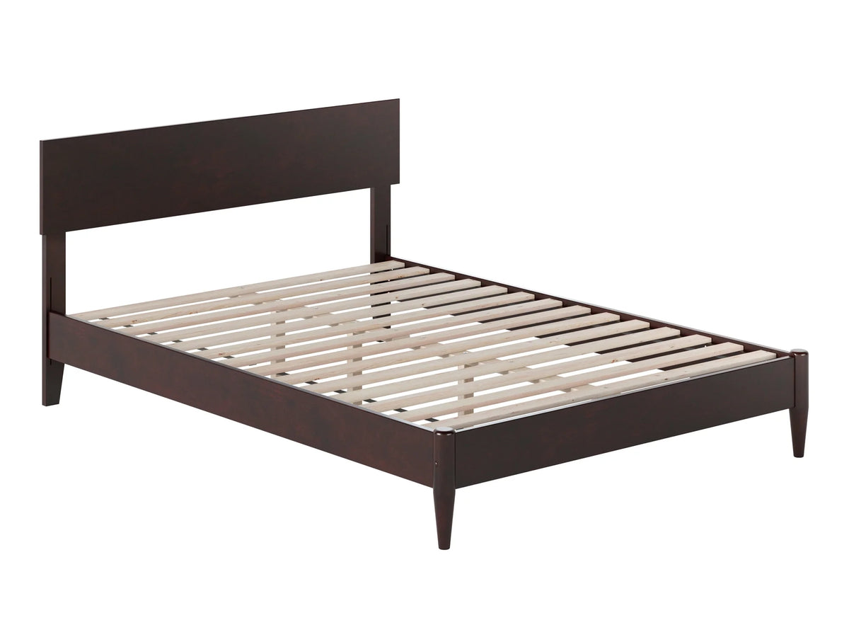 Solid Wood Low Profile Platform Bed V546