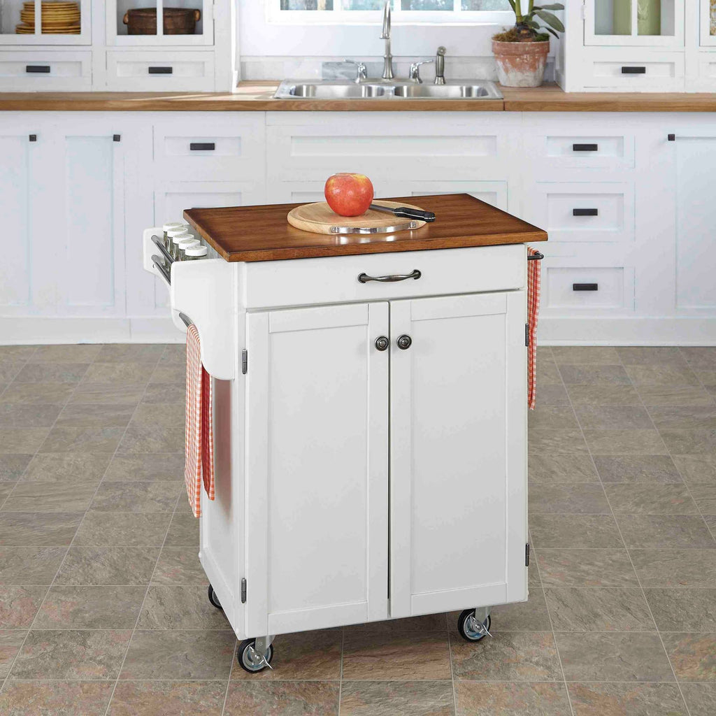 White Oak Top Kitchen Cart L3755