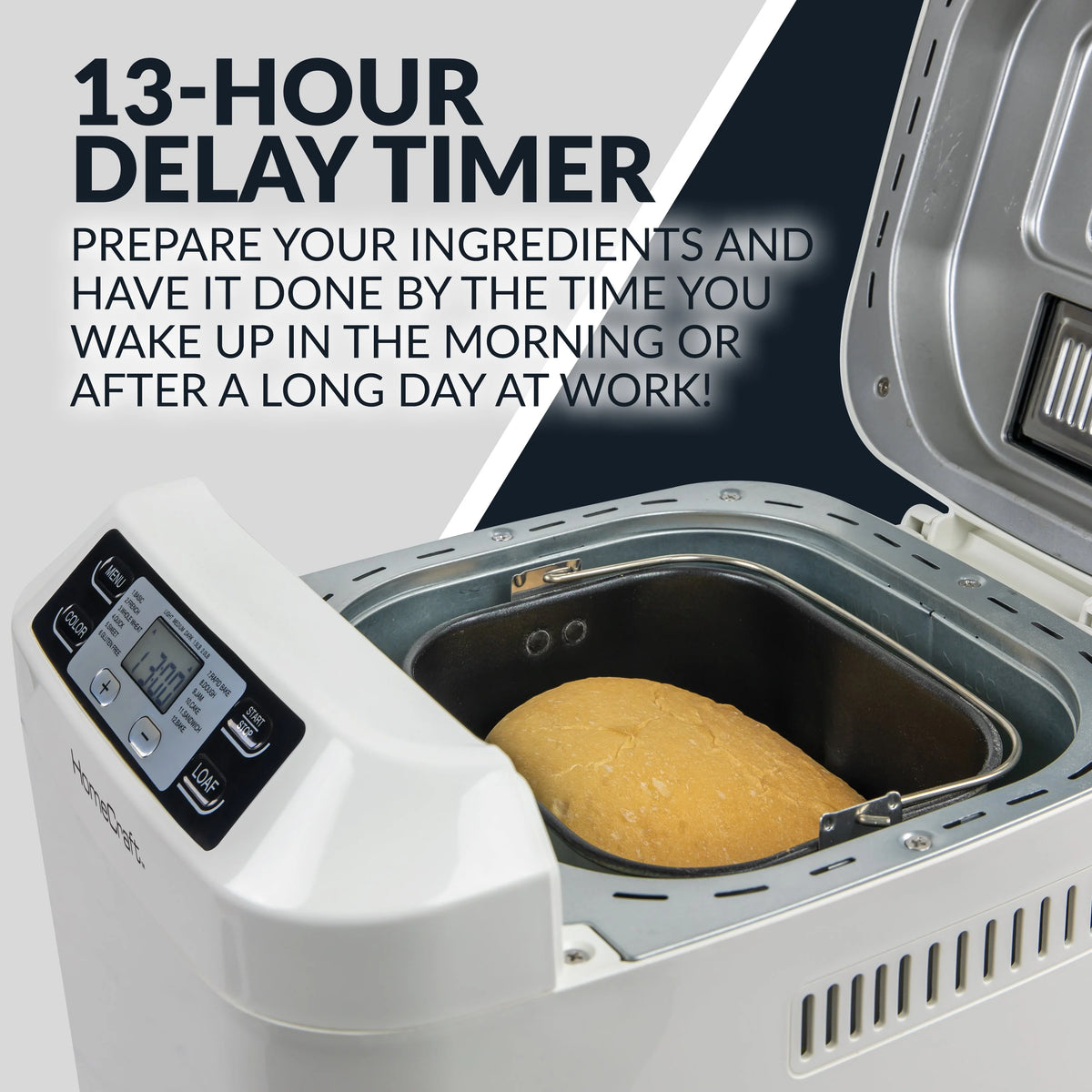 Programmable 2 Lb. Breadmaker with Auto Fruit & Nut Dispenser D76594