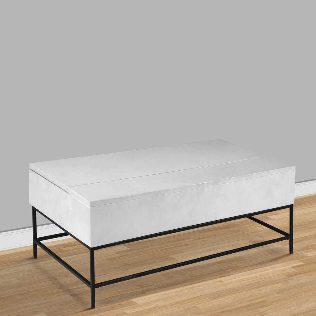 45 Inch Rectangular Mango Wood Lift Top Coffee Table M573386