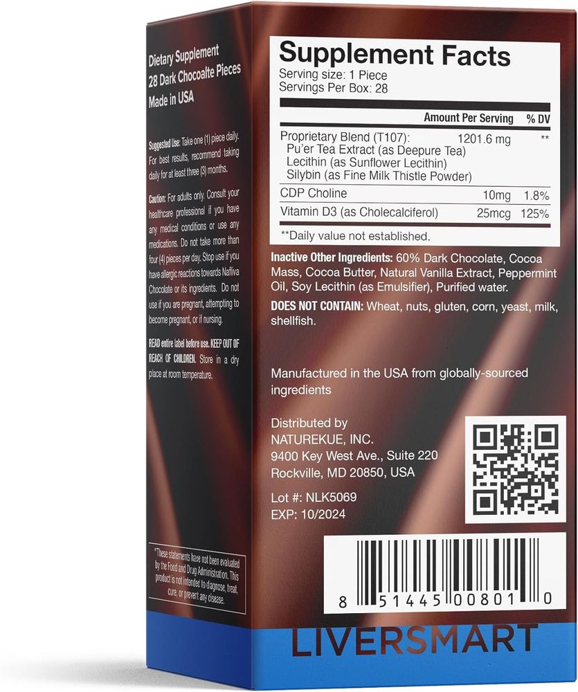 Chocolate Peppermint Flavor Liver Health Formula V575