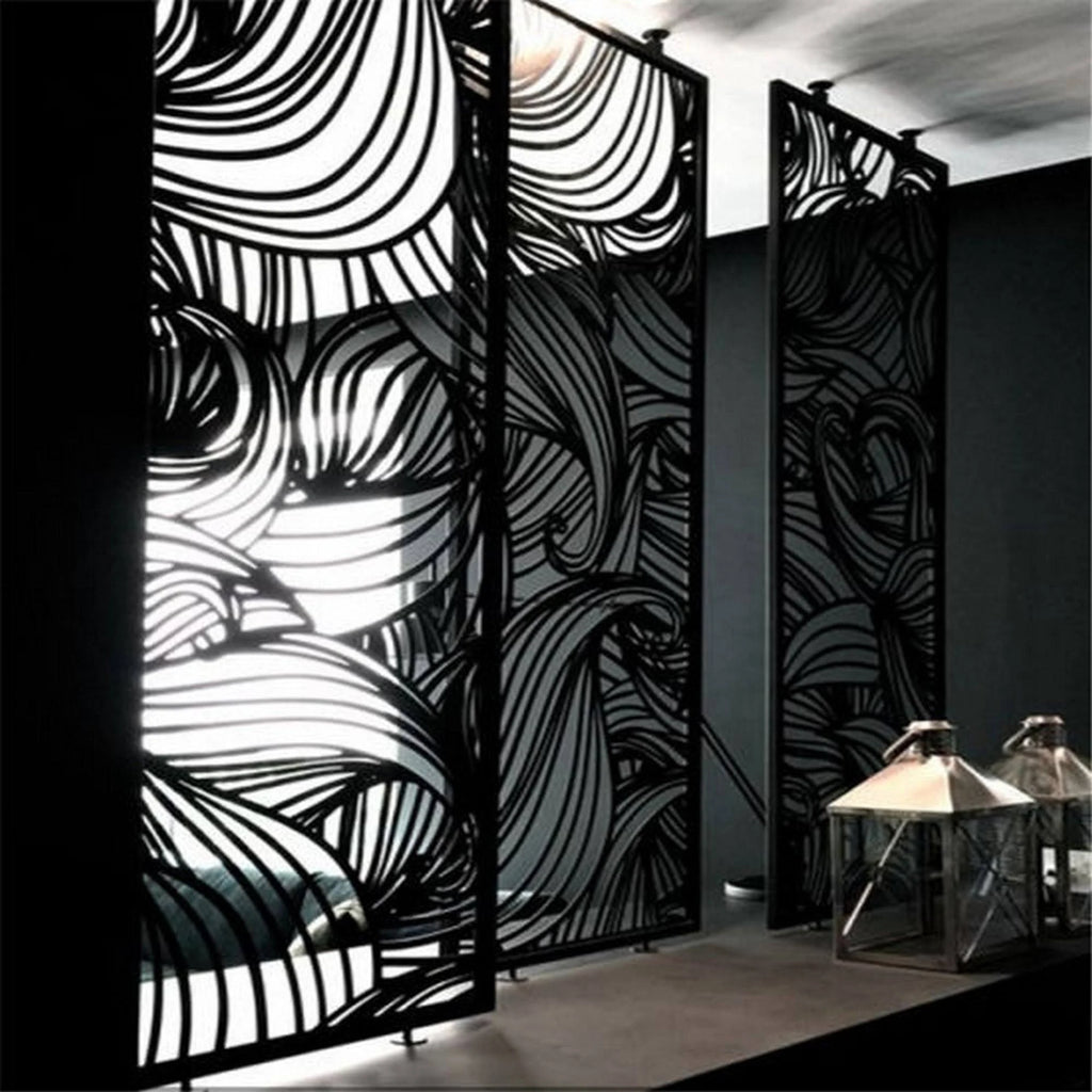 Laser Cut Metal Privacy Fence Screen - 3pcCombo/75 x 48 S4072