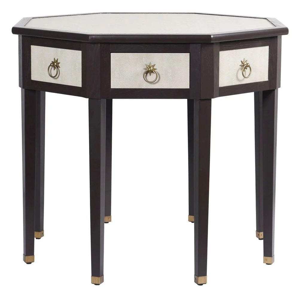 Shagreen Accent Table 34 Inches Tall 42 Inches Wide C122