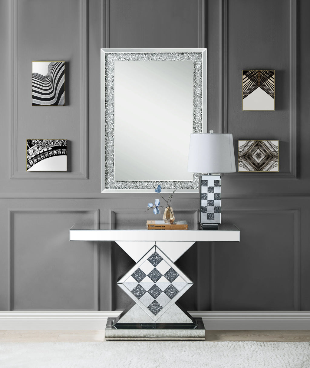 Mirrored Rectangular Console Table J89180
